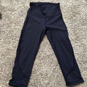 Lululemon navy blue luxtreme wundertrain